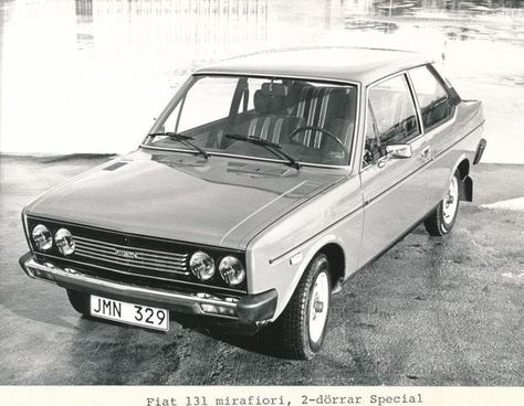 Fiat 131 Mirafiori 2-Door Special, press photo, Sweden, mid 1970s Fiat 131, Press Photo, Sweden, 1970s, Suv Car, Suv, Vehicles