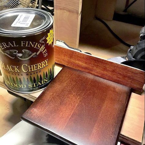 Cherry Water, Cherry Wood Stain, French Painted Furniture, Water Based Wood Stain, Cherry Stain, Chalk Paint Colors, Wood Stains, General Finishes, White Chalk Paint