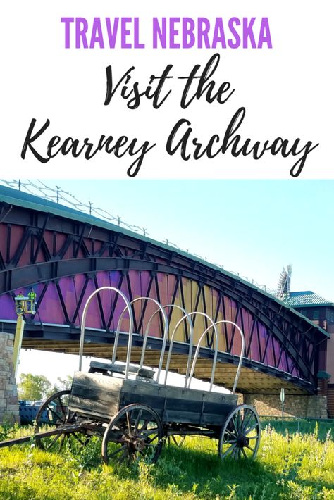 If you've traveled through Nebraska on I-80, you've probably seen the Kearney Archway, but have you stopped to tour the museum? This Midwest travel destination offers an outdoor maze, trails and a museum tour of travel from the pioneers and the Gold Rush to present day. It's a great place to visit in Kearney, Nebraska. #museum #visitnebraska #nebraska #archway #midwesttravel #midwest. Visit Nebraska, Nebraska Travel, Midwest Travel Destinations, Travel Nebraska, Kearney Nebraska, Midwest Road Trip, Road Trip To Colorado, Usa Destinations, The Gold Rush