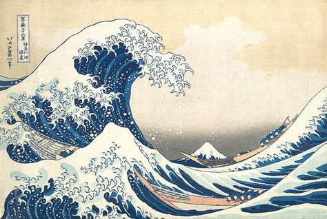 The Great Wave Off Kanagawa by Hokusai No Wave, Monte Fuji, Most Famous Paintings, Francisco Goya, The Great Wave, The Great, Great Wave Off Kanagawa, Van Gogh Museum, Katsushika Hokusai