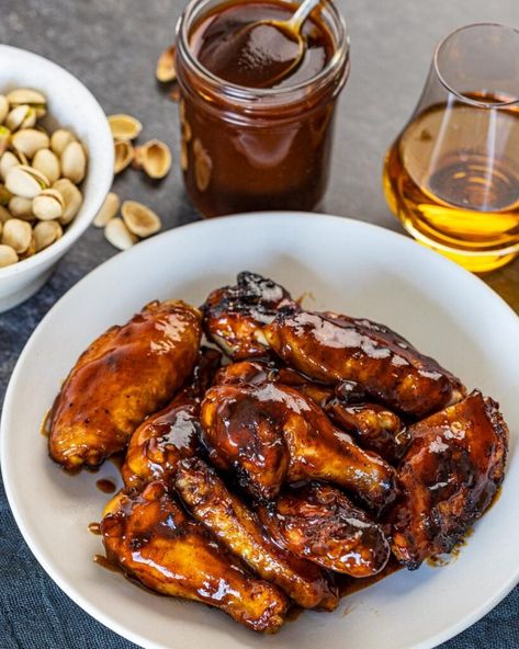 Bourbon Bbq Sauce, Honey Bourbon, Sauce For Salmon, Bourbon Sauce, Woodford Reserve, Rye Bourbon, Soup Appetizers, Side Dishes Salads, Pork Glaze