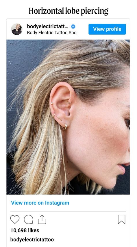 Lower Helix Piercing, Body Electric Tattoo, Helix Piercing, Body Tattoos, Tattoo Shop, Helix, Ear Piercings, Ear Cuff, Piercings