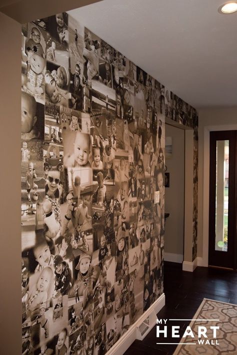 21 Creative Things to Do with Old Pictures Photo Collage Board, Foto Muro Collage, Photo Collage Wall, Collage Des Photos, Target Home, Statement Wallpaper, Collage Foto, Cheap Ideas, Family Photo Wall