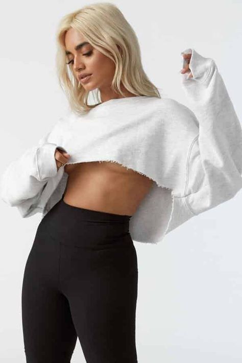 Quarantine Chic - Created by Fortune Cut Off Sweatshirt, Joah Brown, Outfit Idea, Perfect Outfit, Classy Outfits, Pretty Outfits, Amazing Things, Chic Outfits, Fashion Inspo Outfits