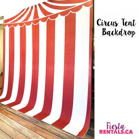 Circus Tent Backdrop image 1  $100 Diy Circus Tent Backdrop, Tent Backdrop, Circus Backdrop, Circus Themed Party, Christmas Photo Booth Backdrop, School Sports Day, Mirror Photo Booth, Vintage Photo Booths, Carnival Themed Party