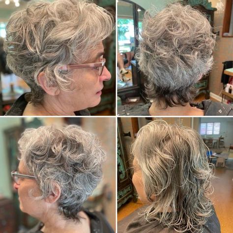 Wavy Mullet, Thick Short Hair Cuts, Pixie Shag, Gray Pixie, 70 Hairstyles, Light Bangs, Edgy Short Haircuts, Wedge Haircut, Short Shaggy Haircuts