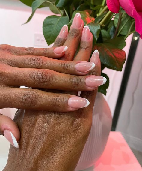 Russian Manicure Long Nails, Russian French Manicure, Manicure French Tip, Gel Extension Nails, Russian Nails, Russian Manicure, French Tip Design, Minx Nails, Blush Nails