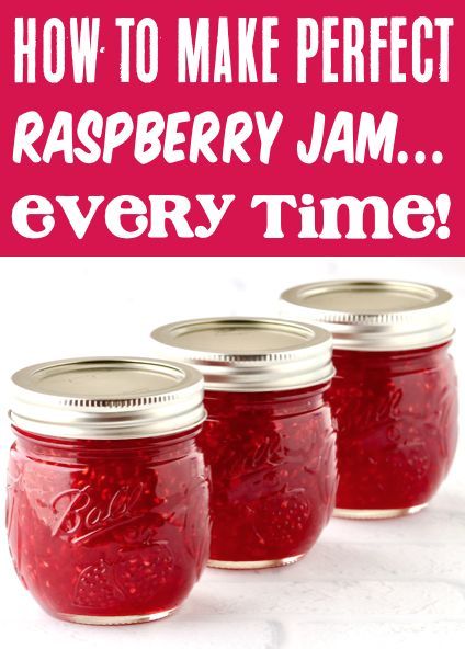 Raspberry Jam Recipe Canning Red Raspberry Preserves Recipes, Making Raspberry Jam, Raspberry Jam With Pectin Recipe, Sure Jell Jam Recipes, Raspberry Jam Recipe Canning No Pectin, Cooked Raspberry Jam, Canning Dessert Recipes, Raspberry Jelly Recipe Easy, Jams For Canning