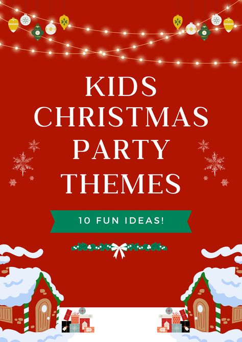 Looking for some fun kids Christmas party themes for this year? From beloved classics to new trends, I’ve got 10 ideas that will make the best Christmas party for kids! Christmas Party For Kids, Traditional Christmas Party, Preschool Christmas Party, Classroom Christmas Party, School Christmas Party, Christmas Party Ideas, Christmas Decor Trends, Cookie Decorating Party, Holiday Party Themes