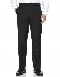 Farah Farah Flexi Waist Trouser - Black Straight Suit, Classic Trousers, Party Fits, Suit Trousers, Straight Trousers, Trouser Suits, Classic Man, Mens Trousers, Amazon Fashion