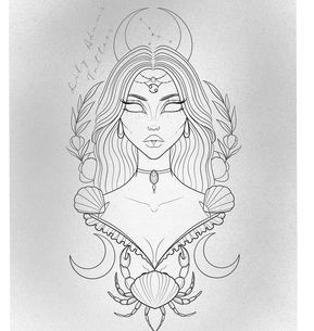 14 Best Aquarius Tattoos Full of Meaning Goddess Tattoo Design Aquarius, Aquarius Female Tattoo, Aquarius Goddess Tattoo Zodiac Signs, Aquarius Inspired Tattoos, Aquarius Women Tattoo, Tattoo Ideas Female Aquarius, Zodiac Tattoo Aquarius, Aquarius Goddess Art, Aquarius Painting Ideas