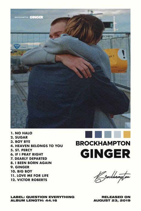 Album Cover Poster, Album Art Poster, Music Poster Decor, Music Bedroom Decor Brockhampton Album Cover, Ginger Brockhampton, Brockhampton Poster, Californication Quotes, Bedroom Decor Music, Music Bedroom Decor, Music Home Decor, Artist Posters, Music Bedroom