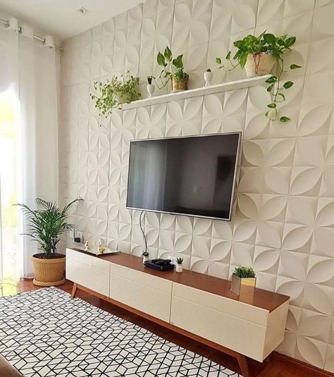 Simple Tv Unit Design, Girly Room Decor, Tv Unit Furniture Design, Green Wall Decor, Art Deco Interior Design, Hall Interior Design, Hamburger Helper, Hall Interior, Deck Decorating Ideas On A Budget