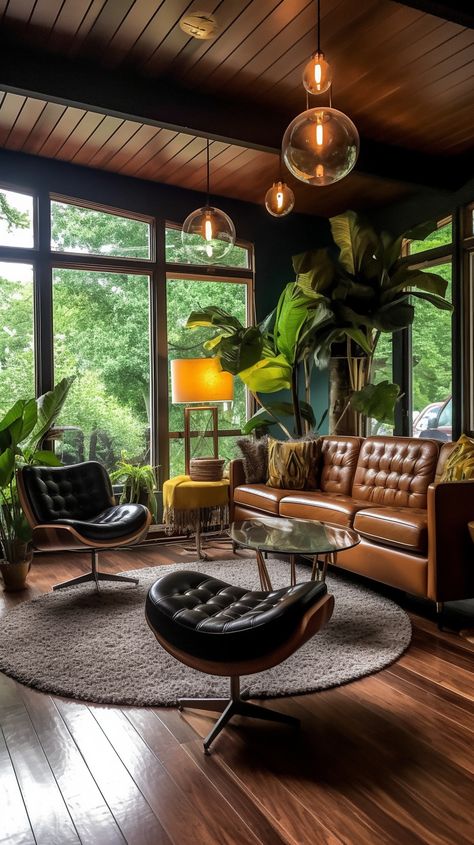 Mcm Living Room, 70s Interior Design, 70s House, 70s Interior, Mid Century Modern Interior Design, Mid Century Interior, Interior Design Per La Casa, 70s Home, Mid Century Modern Living