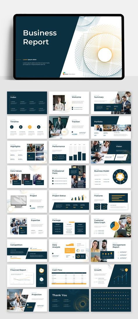 Business Theme related PPT Templates. Get your own editable pre-designed slides. #SlideMembers #Business #AnnualReport #Corporate #Company #Project #Creative #Professional #Highlights #Simple #Modern #Minimal #Minimalist #Mockup #Infographics #Diagram #Multipurpose #Proposal #Profile #Background #Layout #Report #Cover #PPT #Portfolio #TemplateDesign #FreePowerpoint #FreePresentation #PowerpointTemplate #Presentation #Templates #FreeTemplate #Slides #GoogleSlides #PowerPoint #freePPT #Keynote Business Design Template, Business Plan Powerpoint Template, Professional Report Design, Minimalistic Ppt Design, Business Proposal Template Powerpoint, Report Template Design Layout, Ppt Slides Backgrounds Professional, Ppt Theme Free Presentation Templates, Impact Report Design Layout