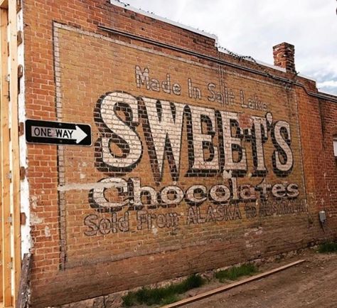 Wall Signage, Building Signs, Ghost Signs, Old Advertisements, Retro Sign, Advertising Signs, Old Signs, Fire Station, Old Building