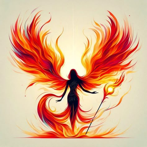 ψ Flamekeeperess . . . #fenix #fiery #ShadowArt #ModernArt #MythicalArt #AbstractArt #CreativeArt #EpicFantasy #MysticalArt #SilhouetteArt #ArtisticVision #MythicalCreatures #MinimalistArt #MysticalCreatures #ArtisticCreatures #ArtisticExpression #FantasyIllustration #CreativeIllustration #mythology #illustration #silhouette #fantasyart #digitalart #fantastic #mythical #firebird #phoenix #fantasy Phoenix Fantasy Art Mythical Creatures, Fire Lady Art, Colorful Phoenix Art, Flame Arrow Tattoo, Rising Phoenix Drawing, Phoenix Line Drawing, Burning Phoenix Tattoo, Phoenix Art Drawing, Fire Phoenix Tattoo Feminine