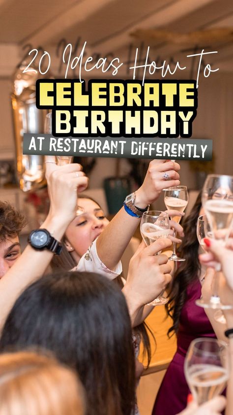 In case you want to give your loved ones a surprise birthday at restaurants or want to make your own birthday special, we’ve got you the perfect solution! Let’s take a look at some unique and memorable ideas while celebrating a birthday at a restaurant here to give you more inspiration for your next birthday celebration. #celebratebirthdayatrestaurant #restaurantstocelebratebirthday 50th Birthday Restaurant Decor, Restaurant Birthday Party Decorations, 40th Birthday Restaurant Decorations, Birthday In A Restaurant Ideas, Restaurant Bday Decorations, Birthday Dinner Themes Ideas, Birthday Decor At Restaurant, How To Decorate A Restaurant For A Party, Birthday Dinner At A Restaurant