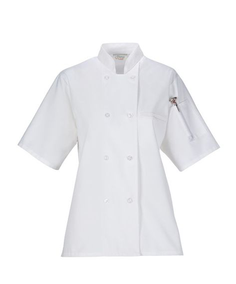 Women's Lightweight Chef Coat | Happy Chef Uniforms® Chef Clothing, Women Attire, Happy Chef, Chef Coats, Chef Uniforms, Chef Wear, Chef Clothes, Chef Uniform, Chef Coat