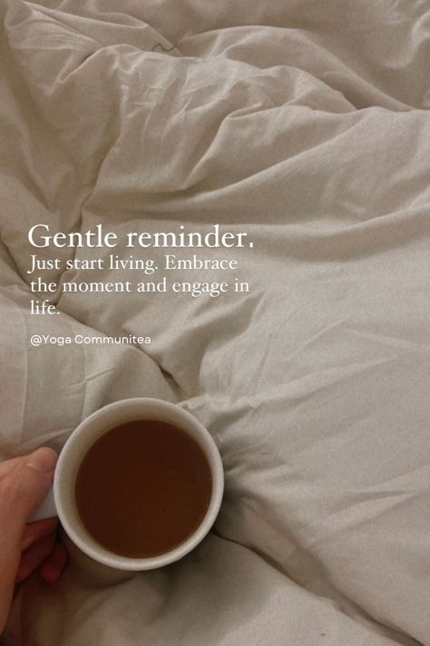 A gentle reminder from a Mindful Movement and Meditation Teacher to take a moment to be present, to enjoy the moment, and to live life to the fullest. Find the zest you've been craving by focusing on the good things in your life, by spending time with loved ones, and by doing things that make you happy. Find The Good In Everyday, Living In The Present Moment, Be In The Moment Quotes, Living Life To The Fullest Aesthetic, Spending Time With Loved Ones, Meditation Teacher, Manifesting Vision Board, Mindful Movement, Moments Of Life