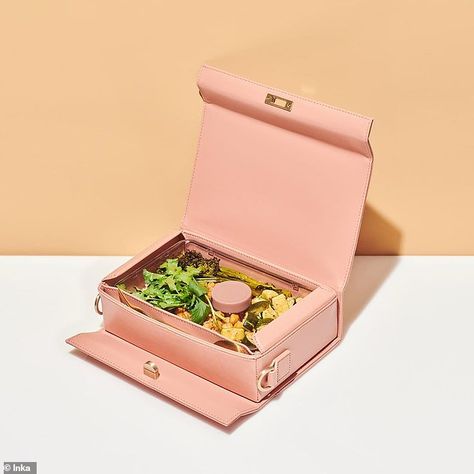 The INKA Lunch Kit costs a hefty $369, but it features all you could ever wish for in a pa... Movie Theater Snacks, Pink Lunch, After Work Drinks, Lunch Kit, Sauce Pot, Decor Minimalist, Luxury Yachts, Food Shop, The Bag