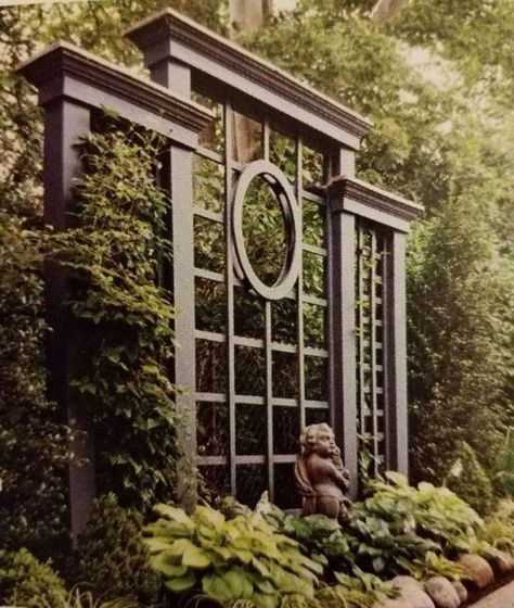 33 Wondrous Garden Trellis Ideas - Matchness.com Patio Trellis, Backyard Gates, Garden Gate Design, Arbors Trellis, Garden Arbor, Have Inspiration, Garden Gate, Garden Trellis, Garden Structures