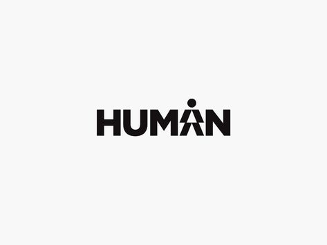 HUMAN logo design by Aditya | Logo Designer on Dribbble Simple Type Logo, Word Mark Logo Typography, Human Branding, Monogram Typography, Hr Logo, Human Logo Design, Typographie Logo, Clever Logo Design, Clinic Logo