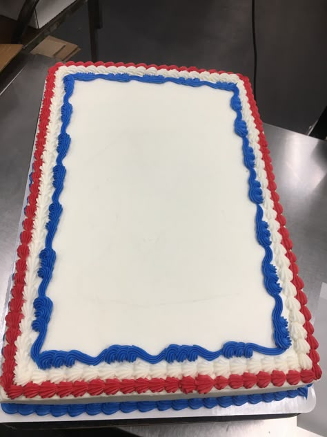 Eagle Scout Sheet Cake, Red White And Blue Sheet Cake, Patriotic Sheet Cake Ideas, Fourth Of July Sheet Cake, American Flag Sheet Cake, Red White Blue Birthday Cake, Red White And Blue Cake Decorating, Patriotic Sheet Cake, 4th Of July Sheet Cake Ideas