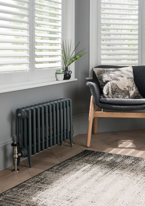 Lounge Radiators, Radiator Styles, Coloured Radiators, Bedroom Radiators, Radiators Living Room, Kitchen Radiator, Cast Iron Radiator, Iron Radiator, Home Radiators