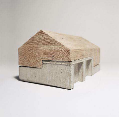 Concrete Photography, Scale Model Architecture, Architecture Tools, Maquette Architecture, Timber Architecture, Architecture Models, Roof Beam, Concrete Architecture, Revival Architecture