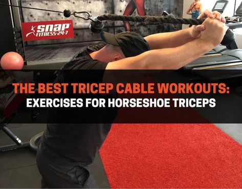 Best Tricep Cable Workouts: 8 Exercises for Sculpted Triceps Tricep Heads, Tricep Cable Workout, Tricep Cable, Cable Workouts, Cable Exercises, Overhead Tricep Extension, Tricep Pushdown, Cable Workout, Nasm Cpt