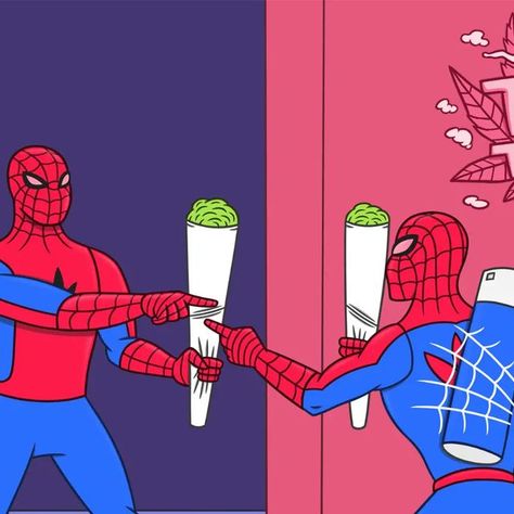 Trippy Toons on Instagram: "You got the lighter! 🕷️👉🏻👈🏻🕷️ #drawing #cartoon #comic #illustration #digitalart #art #artwork #lighter #superhero #spider" High Characters Aesthetic, Cartoon High Paintings, High Cartoons, High Cartoon, Trippy Toons, High Cartoon Characters, Watermelon Cartoon, Lighter Art, Trippy Aesthetic