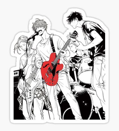 Aesthetic Stickers Cool Anime, Stickers Anime Imprimibles, Cartoon Character Outfits, Anime Sticker For Phone Case, Given Anime Stickers, Anime Stickers Haikyuu, Given Anime, Anime Sticker, Music Stickers