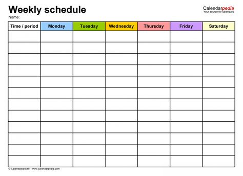 Image of sample free weekly schedule templates for word  18 templates agenda template for students excel. Agenda template for students, When conducting meetings, it is best to have a meeting agenda template. This is a guide to really have a productive and ... Monday To Friday Schedule Template, Free Weekly Calendar, Free Printable Weekly Calendar, Daily Calendar Template, Marketing Calendar Template, Meeting Template, Weekly Calendar Template, Content Calendar Template, Calendar Word