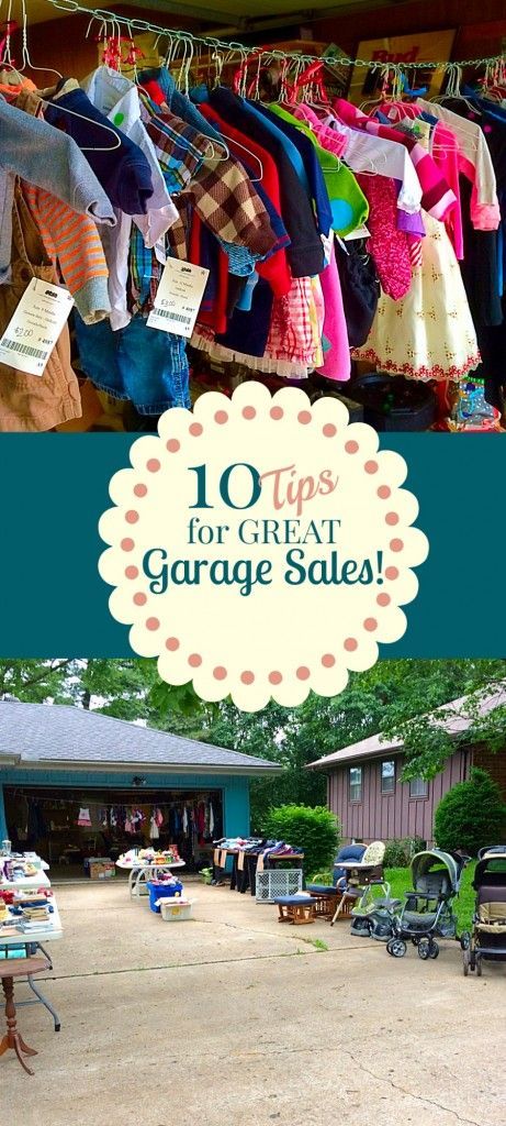 Tips for great garage sales.  Quick ideas to make the most money at your next yard sale. Yard Sale Tips, Yard Sale Hacks, Yard Sale Organization, Garage Sale Organization, Organizing House, Garage Sale Tips, Stand Feria, Yard Ideas Cheap, Rummage Sale