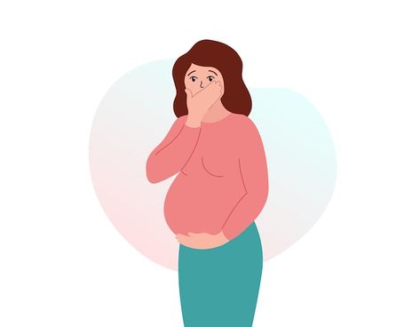 Pregnant Cartoon, Pregnancy Drawing, Picture Of A Person, Nausea Pregnancy, Baby Delivery, Pregnancy Art, Happy Pregnancy, Medical Posters, Delivery Pictures