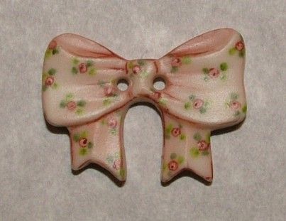 , Buttons And Bows, Bow Pottery, Nena Flower Knobs, Ceramic Buttons Handmade, Novelty Buttons, Valley Of The Dolls, Baby Powder, Antique Buttons, Button Jewelry