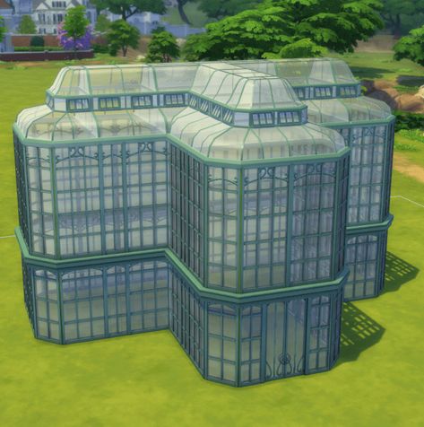 Sims 4 Cc Objects, Sims4 Build, Greenhouse Windows, Victorian Greenhouse, Sims Ideas, Sims 4 House Design, Casas The Sims 4, Sims Building, Sims 4 Gameplay