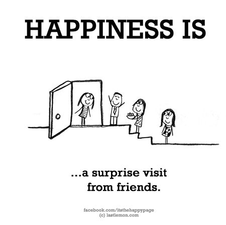 No. 663 What makes YOU happy? Let us know here http://lastlemon.com/happiness/ and we'll illustrate it. Surprise Quotes, Cute Happy Quotes, Last Lemon, What Is Happiness, School Quotes Funny, Falling In Love Quotes, Surprise Visit, Friends Instagram, School Quotes