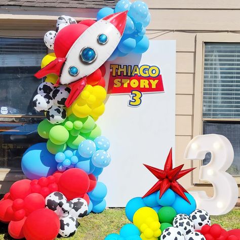 Faster shipping. Better service Two Infinity And Beyond Balloon Garland, Two Infinity And Beyond Backdrop, Toy Story Balloons, Toy Story Balloon Arch, Toy Story Balloon Garland, Toy Story Birthday Decorations, Toy Story Backdrop, Two Infinity And Beyond Birthday, Rocket Balloon