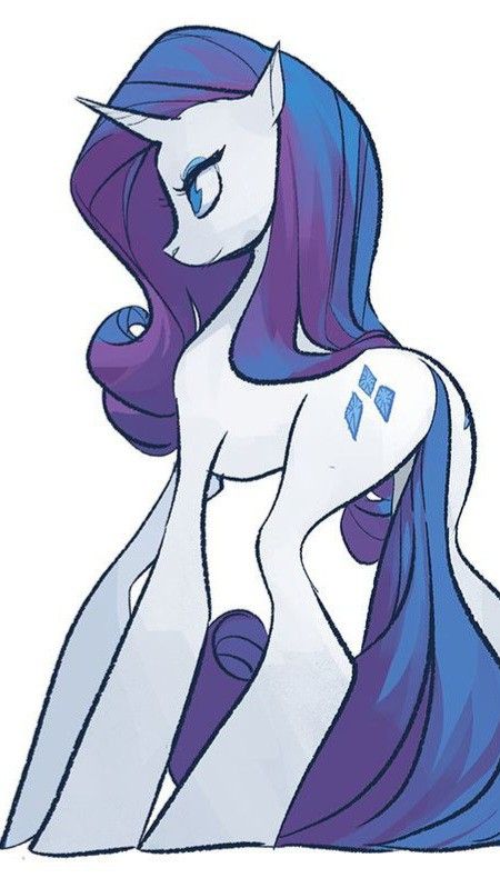 Rarity Fanart Pony, Mlp Drawing Reference, How To Draw Pony, Mlp Art Styles, Rarity Mlp Fanart, How To Draw Ponies, My Little Pony Hairstyles, Mlp Male Oc, My Little Pony Redesign