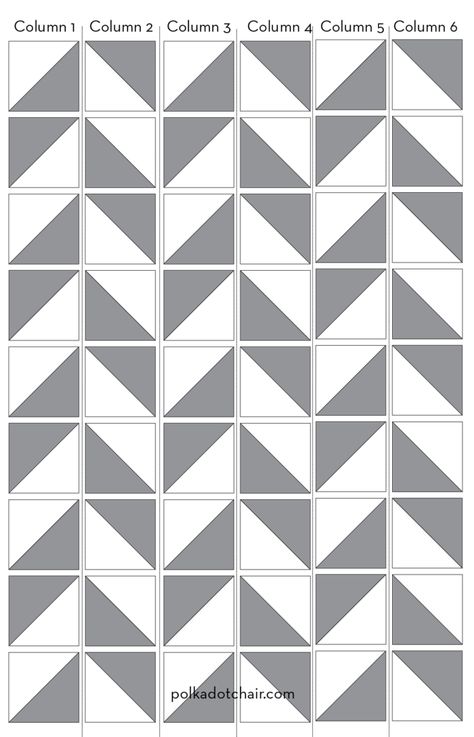 Stripe Quilt Pattern Simple, Triangle Square Quilt Pattern, Triangle Pattern Quilt, Half Square Quilt Patterns, Modern Baby Quilt Patterns Free, Simple Quilts Patterns, Easy Baby Quilt Patterns Free, Neutral Quilts Ideas, Hst Quilt Patterns