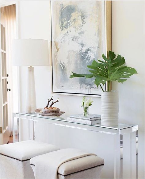 INTERLUDE (@interludehome) • Instagram photos and videos Acrylic Console Table, Living Well, Breakfast Room, Interior Design Tips, Glass Table, Entryway Decor, Home Decor Inspiration, Home Remodeling, Apartment Decor