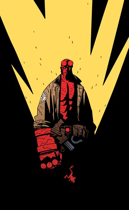 . Hellboy Comics, Hellboy Wallpaper, Hellboy Comic, Mike Mignola Art, Hellboy Tattoo, Hellboy Art, Arte Zombie, Mike Mignola, Dark Horse Comics