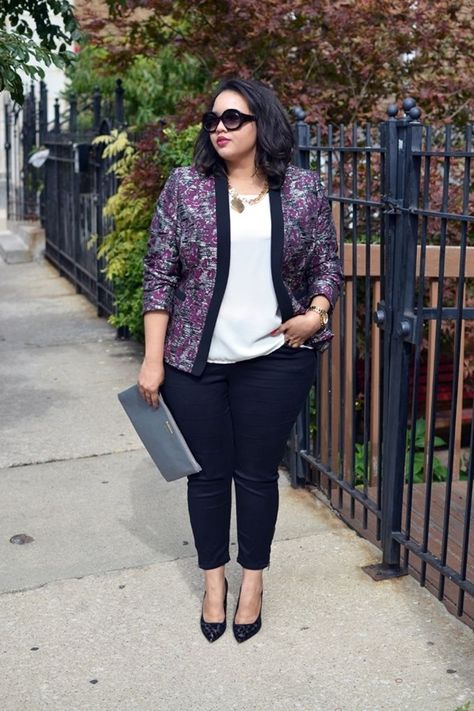 Curvy Girl Fashion: 40 Plus Size Outfits Business Outfits Plus Size, Plus Size Business Attire, Look Working Girl, Corporate Chic, Girl Fashion Style, Look Plus Size, Moda Plus, Plus Size Fashion For Women, Curvy Girl Fashion