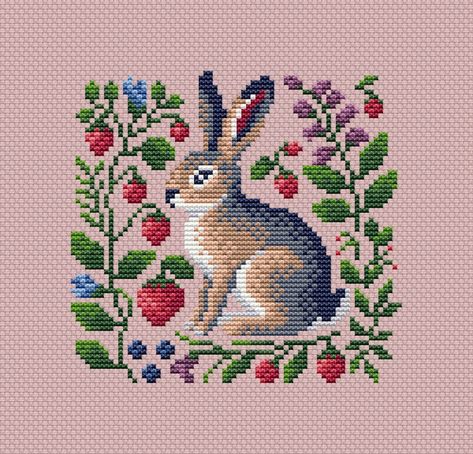 Primitive Bunny Cross Stitch Pattern PDF Instant Download, Hare PDF Cross Stitch Pattern, Rabbit Sampler Cross Stitch Pattern - Etsy Hare Cross Stitch Pattern, Bunny Cross Stitch Pattern Free, Cross Stitch Rabbit, Pig Cross Stitch, Bunny Burrow, Cross Stitch Easter, Bunny Cross Stitch Pattern, Bunny Cross Stitch, Primitive Bunny