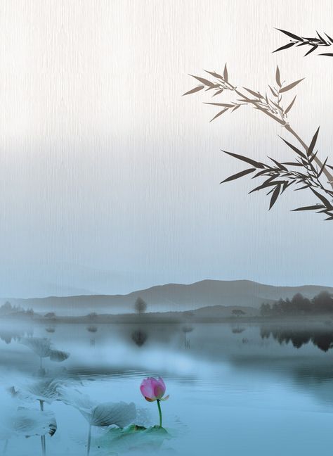 Ink painting, wind, landscape, lotus, bamboo, ancient poetry collection, poster background, psd Picture For Poetry Background, Poetry Background Templates, For Poetry Background, Poetry Background Design, Background For Poetry, Poetry Background Pictures, Poems Background, Poems Background Template, Poem Background