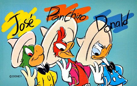 The Three Caballeros, Three Caballeros, Animation Disney, Disney Duck, List Of Animals, Duck Tales, Disney Animals, Classic Disney, Disney Pictures