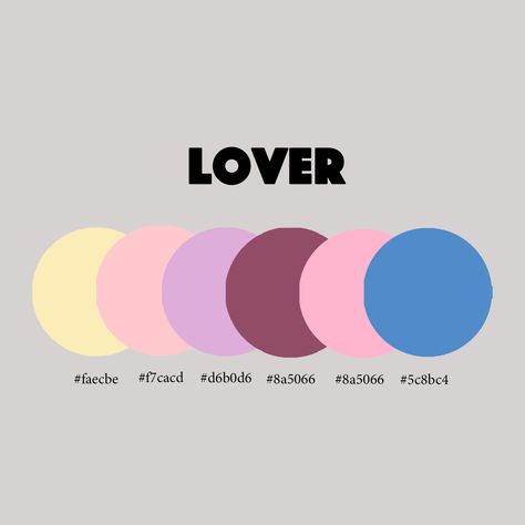 taylor swift album cover colour palette Taylor Swift Album Covers Color Palette, Ts Albums Colors, Lover Taylor Swift Colour Palette, Lover Taylor Swift Palette, Taylor Swift Lover Palette, Lover Album Color Palette, Lover Colour Palette, Taylor Swift Album Cover Colors, Evermore Color Palette Taylor Swift