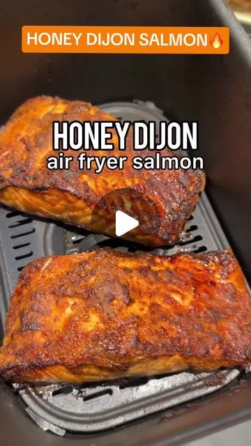 FoodstagramAfrica on Instagram: "This is the easiest way to cook salmon! My HONEY DIJON SALMON is no fuss, quick & almost zero clean up! If you're new to cooking fish, you gotta try this!!
DIRECTIONS

-Dab salmon dry (very important), 
-then rub with Dijon mustard. 
-Rub it on the sides too! 
-Add the seasonings & a drizzle of honey. 
-Rub it all in! Air fry at 400 for 12 mins. 
-But the thicker your salmon the longer you'll need. 
-So if you're cooking a thinner piece of salmon then cook it for a little less time! Always finish with lemon juice
:
:
🎥:@jazzleaf_
➡️:Follow @foodstagramafrica for daily dose of irrestible recipes 🤤

💬: Comments with your take on the recipe, would you be trying this?
🏷️: Tag a foodie friend
#foodstagramafrica" Honey Dijon Salmon, Salmon Air Fryer, Dijon Salmon, Recipe For Beginners, The Best Air Fryer, Honey Salmon, Cooking Fish, Best Air Fryer, Air Fryer Recipe